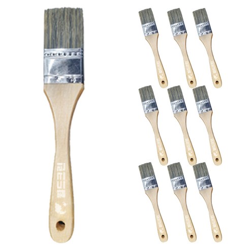 월드크린 다용도 페인트 붓, 10개