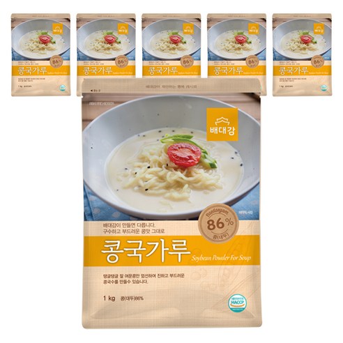배대감 콩국가루, 1kg, 6개
