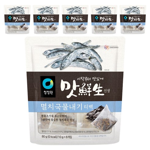 청정원 맛선생 80g, 6개