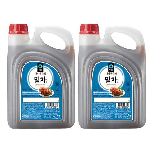 청정원 대나무숙성 멸치액젓, 5kg, 2개