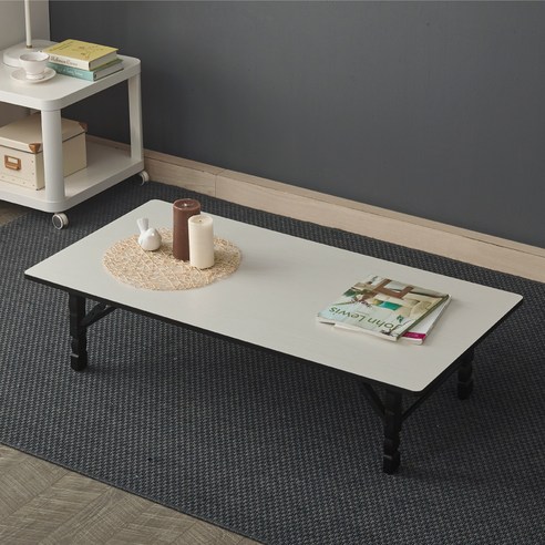 조은세상 LPM 접이식 테이블B 1200 x 600 mm, 화이트