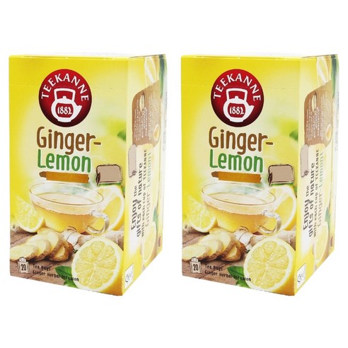 티칸 진저 레몬 티백, 1.75g, 20개입, 2개