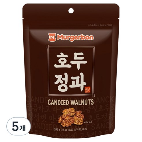 머거본 호두정과, 250g, 5개