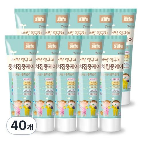 라이온 충치 집중케어 어린이 치약, 60g, 40개