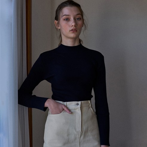 라티젠 여성용 LTG6 HALF NECK KNIT