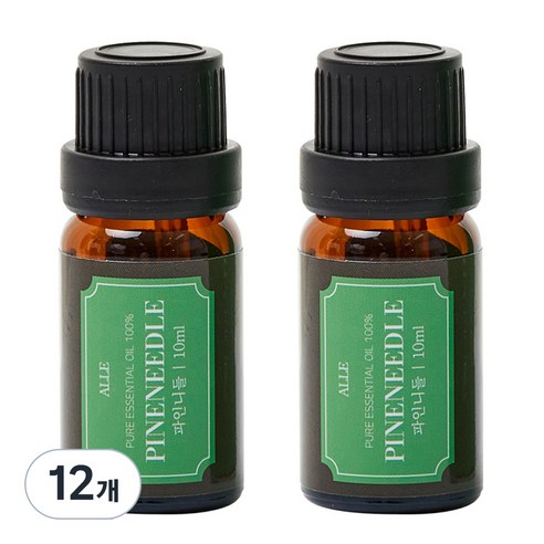 알레 비건 아로마 에센셜 오일 파인니들, 10ml, 12개