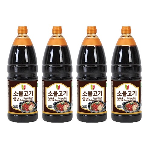 첫맛 소불고기 양념, 1.95kg, 4개