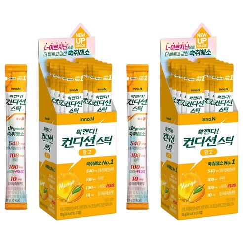 컨디션 스틱 숙취해소제 망고맛 10p, 180g, 2개