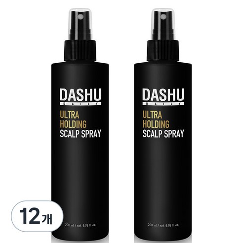 다슈 울트라 홀딩 스칼프 탈모증상완화 헤어스프레이, 200ml, 12개