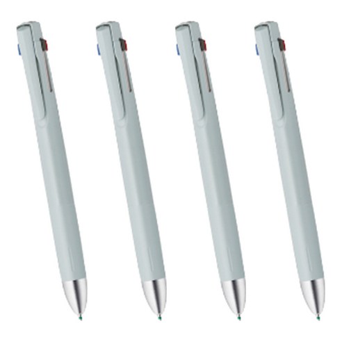제브라 블렌 4 + S 펜 0.5mm, 파우더 블루, 4개