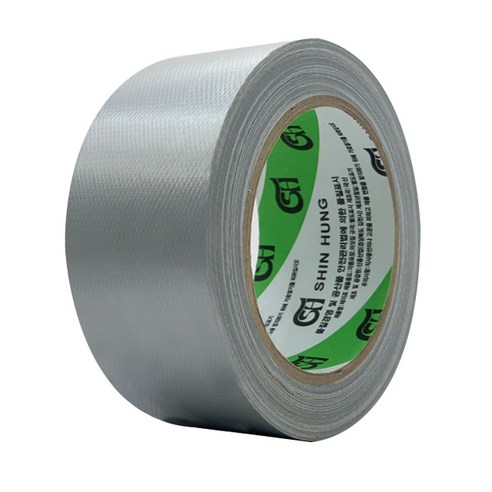 신흥테이프 대용량 면테이프 은색 48mm x 25m, 1개