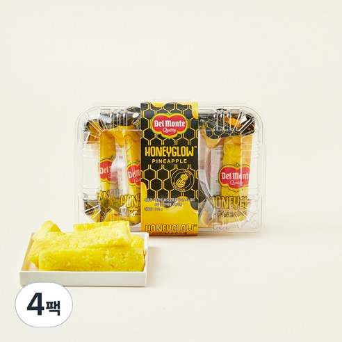 델몬트 허니글로우 파인스틱 6입, 540g, 4팩