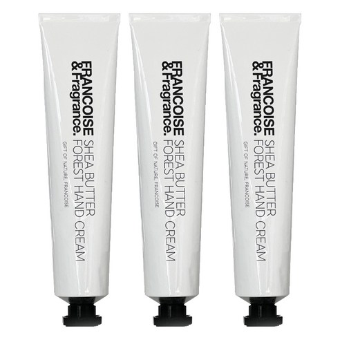 프랑스와즈 시어버터 포레스트 핸드크림, 40ml, 3개