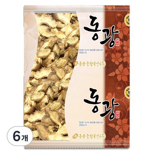 동광종합물산 건조생강, 6개, 100g
