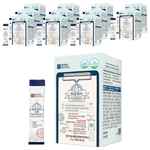 장인정신에브리데이 유산균 연구소 10억 프로바이오틱스, 30회분, 60g, 12개
