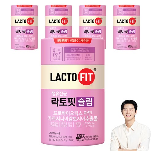 락토핏 슬림 유산균, 120g, 5개