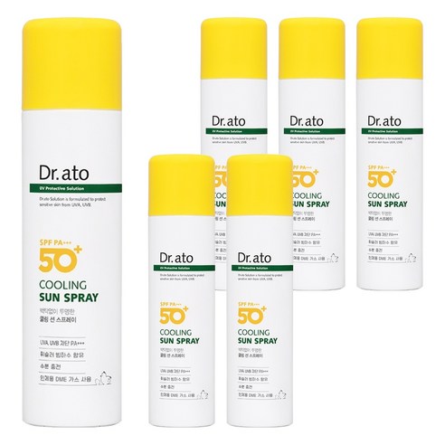 닥터아토 쿨링 선 스프레이 SPF50+ PA+++, 6개, 150ml