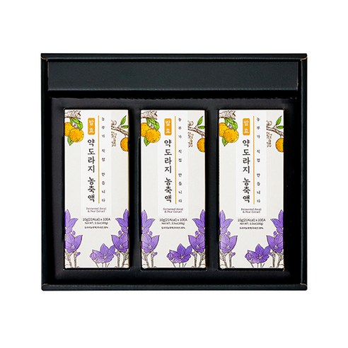 청숨 발효 약도라지 농축액 30p 선물세트 3호, 300g, 1세트