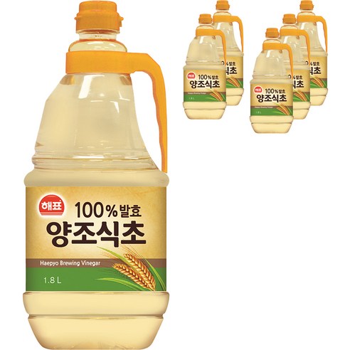 [해표] 양조식초, 1.8L, 6개