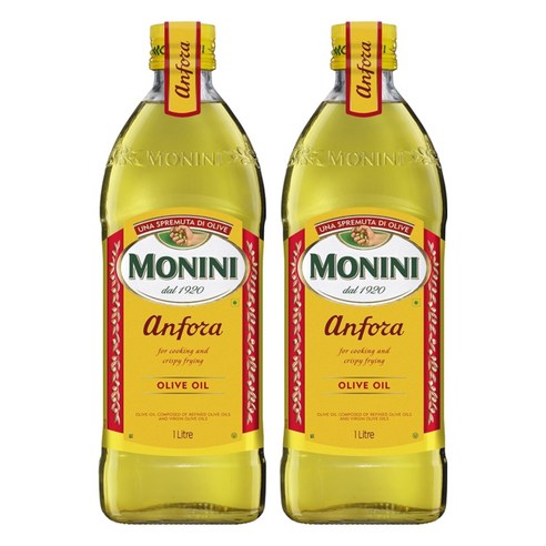 모니니 안포라 퓨어올리브오일, 1L, 2개