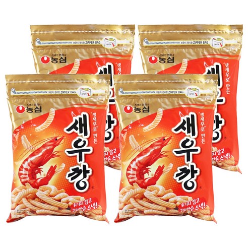 농심 새우깡, 400g, 4개