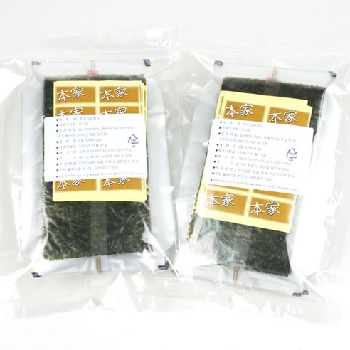 삼각김밥 만들기 키트 조미김 리필 50p, 60g, 2개