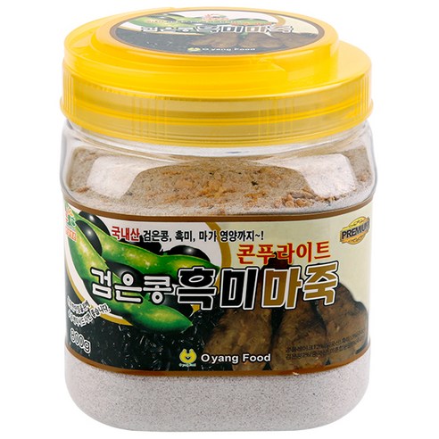 오양식품 콘푸라이트 검은콩 흑미 마죽, 800g, 1통(흑미마죽)