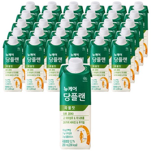   뉴케어 당플랜 곡물맛 당뇨환자영양식, 200ml, 60개