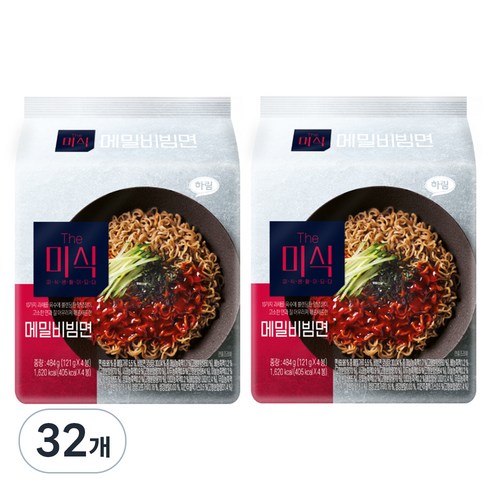 더미식 메밀 비빔면 121g, 32개