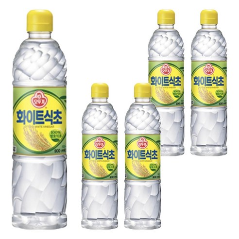 오뚜기 화이트 식초, 900ml, 5개