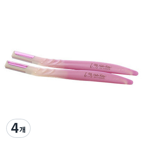 카이 헬로키티 눈썹 수정칼, 혼합색상, 4개
