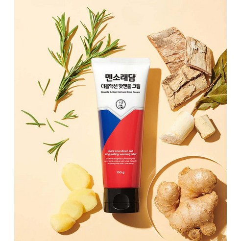 뜨겁고 시원하게, 멘소래담 더블액션 핫앤쿨 크림으로 활력을 되찾으세요!