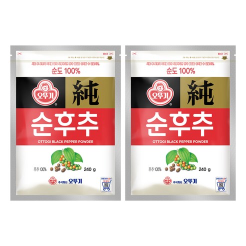 오뚜기 순후추, 240g, 2개