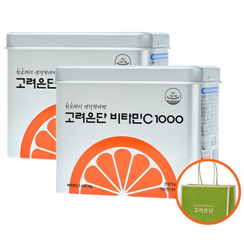   Goryeo silver sweet vitamin C 1000 + shopping bag, 180 tablets, 2 pieces