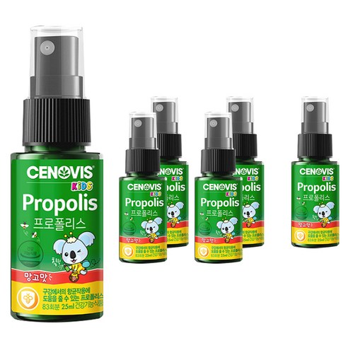 세노비스 키즈 프로폴리스 스프레이 망고맛, 25ml, 6개