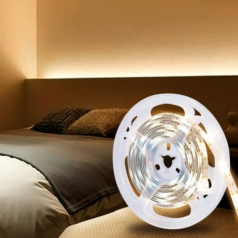 루아즈 LED 인테리어 라인조명 무드등 5m, 전구색 조명/스탠드