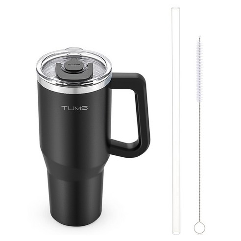 텀스 익스트림 대용량 텀블러, 리얼블랙, 940ml, 1개