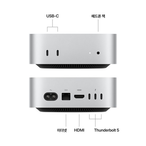 M4 칩 기반의 Apple 맥 미니, 성능과 효율의 완벽한 조화