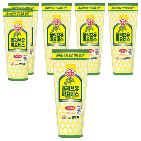 오뚜기 올리브유마요네즈, 300g, 6개