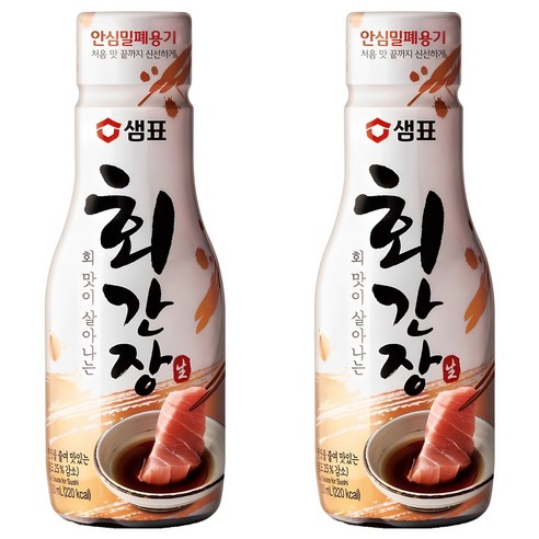 샘표 회간장, 200ml, 2개