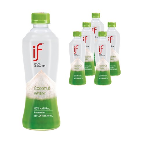 이프 코코넛 워터 오리지널, 1L, 6개