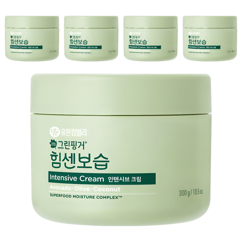 그린핑거 힘센보습 인텐시브 유아크림, 300g, 5개