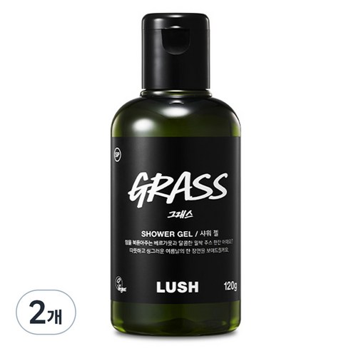 러쉬 그래스 샤워 젤, 120g, 2개