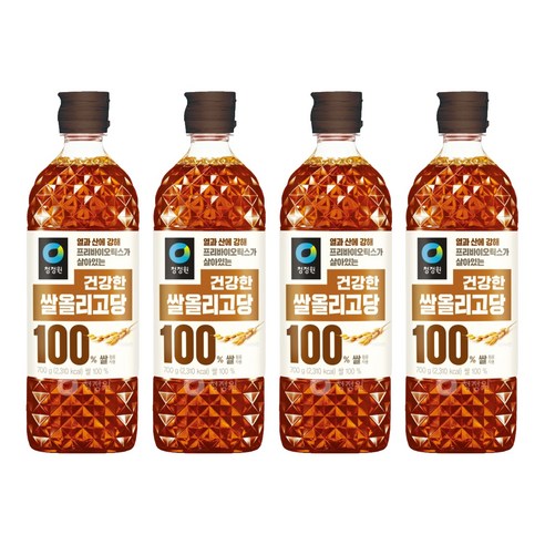 청정원 쌀올리고당, 700g, 4개