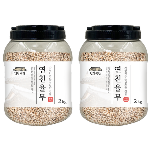 건강곡간 연천 율무, 2kg, 2개