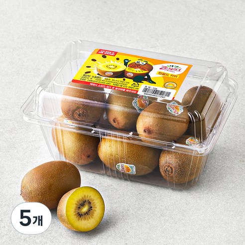 제스프리 썬골드키위, 1kg, 5개