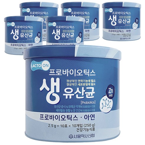 서울약사신협 프로바이오틱스 생유산균 100포, 250g, 6개