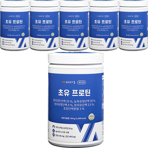 비타민마을 초유 프로틴 파우더, 6개, 504g