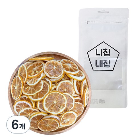 니칩내칩 건조과일 레몬 20g, 6개
