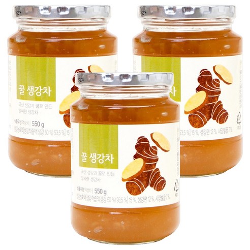 초록원 생강차, 550g, 1개입, 3개